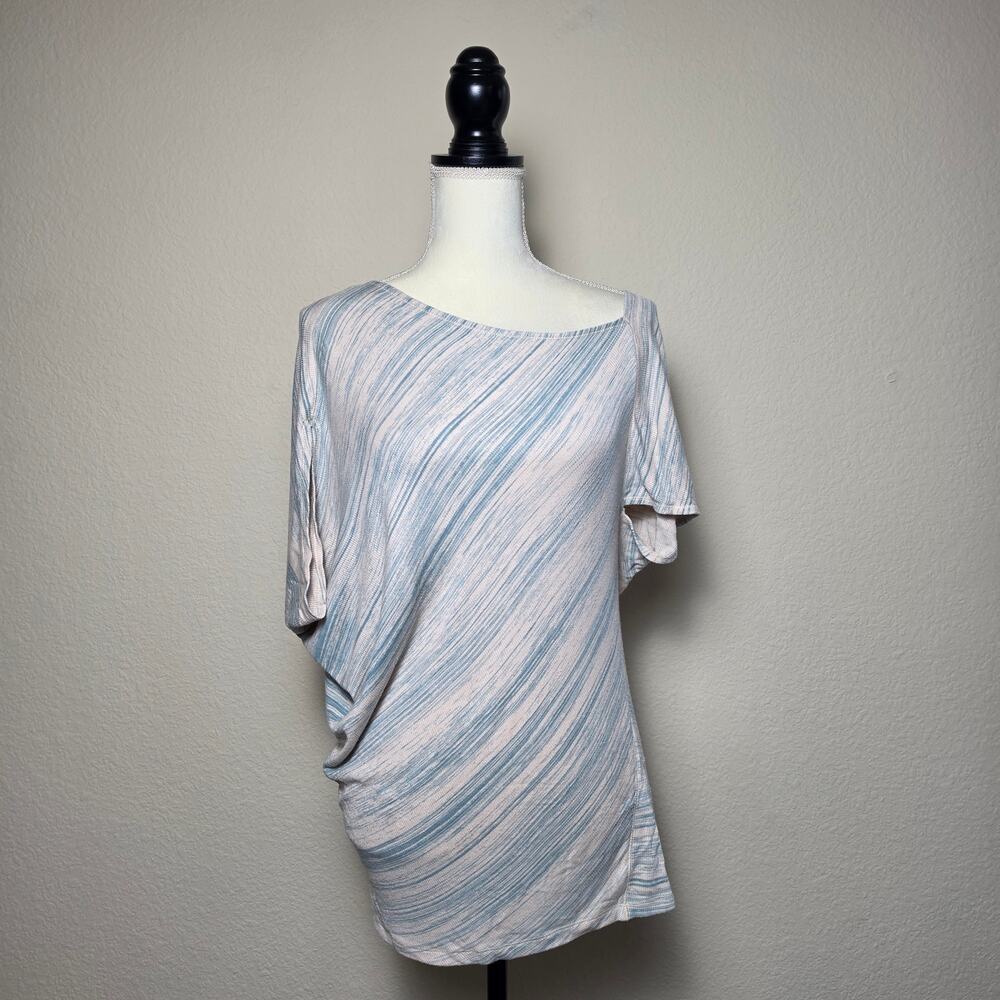 Anthropologie Quoin Blue Striped Top Small